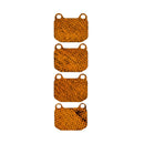 HEL Performance Carbon Fiber Brake Pad Shims for Mitsubishi Lancer Evo 6 and 7 with ATE calipers 1999-on