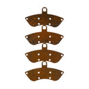 HEL Performance Carbon Fiber Brake Pad Shims for Fiat 500 1.4 Abarth with Brembo calipers 2008-on