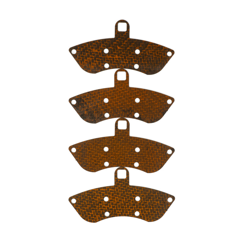 HEL Performance Carbon Fiber Brake Pad Shims for Alfa Romeo 4C with Brembo calipers 2013-on