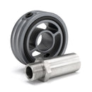 HEL Performance Oil Filter Sandwich Plate Spacer with 1/8" NPT Sensor Ports