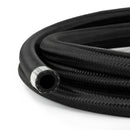 AN8 Rubber Black Nylon Braided Fuel Oil Coolant Hose Line