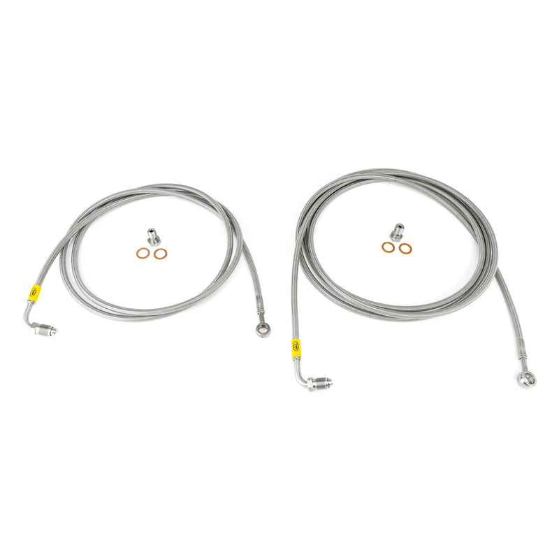 HEL Performance Hydraulic Handbrake Lines for BMW 3 Series E36 ABS and ASC+T right hand drive models (not tested on left hand drive models), Stainless Steel Braided