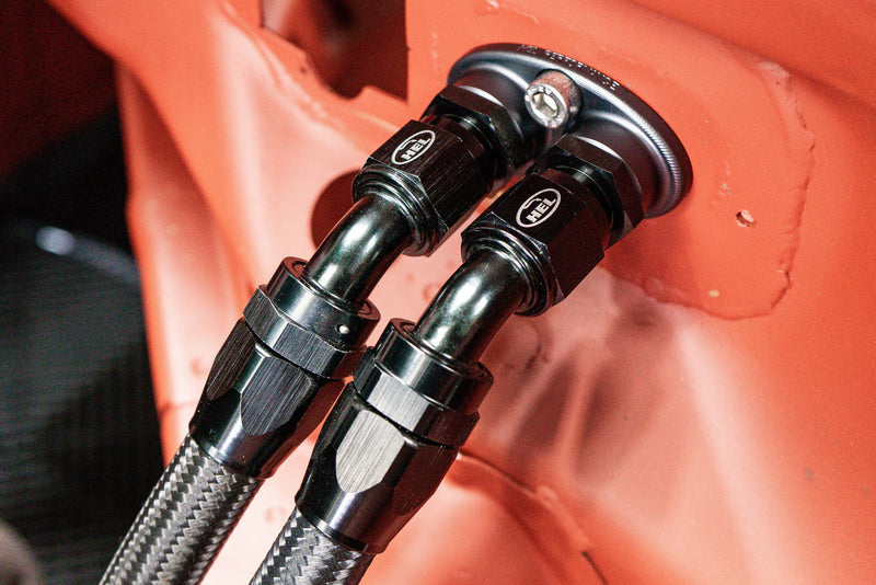 HEL Performance AN6 AN8 AN10 AN12 Twin Bulkhead Firewall Pass Through Connector