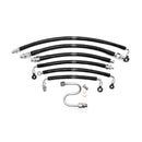 HEL Performance Turbo Oil Feed, Water Feed and Water Return Lines for Nissan Skyline R32, R33, R34 GT-R, Stainless Steel Braided