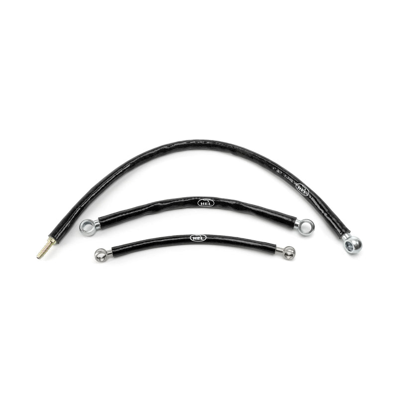 HEL Performance Turbo Oil Feed, Water Feed and Water Return Lines for Nissan PS13 SR20DET, Stainless Steel Braided