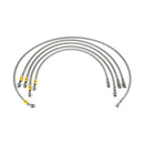 HEL Performance Fuel Injector Lines for Volkswagen Corrado 2.0 9A 16V (M10 Injectors), Stainless Steel Braided