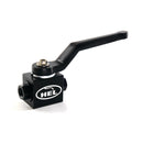 HEL Hydraulic Brake Line Lock with optional Horizontal Lever Cage Bracket