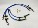 Honda Accord CB7 2.2 Non-ABS '89-'93 Braided Brake Lines
