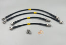Saab 900/9-3 ‘94-‘02 (+75MM Front, +25MM Rear) Brake Lines