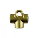 3/8" x 24 UNF (-3 AN JIC) Female T-Piece in Brass