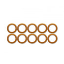 10mm Copper Crush Washers 10 Pack